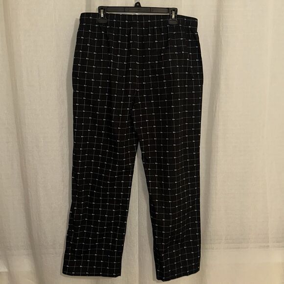 Lacoste XL Black Blue Cotton Croc Logo Print Drawstring Lounge PJ Pants - Picture 6 of 16